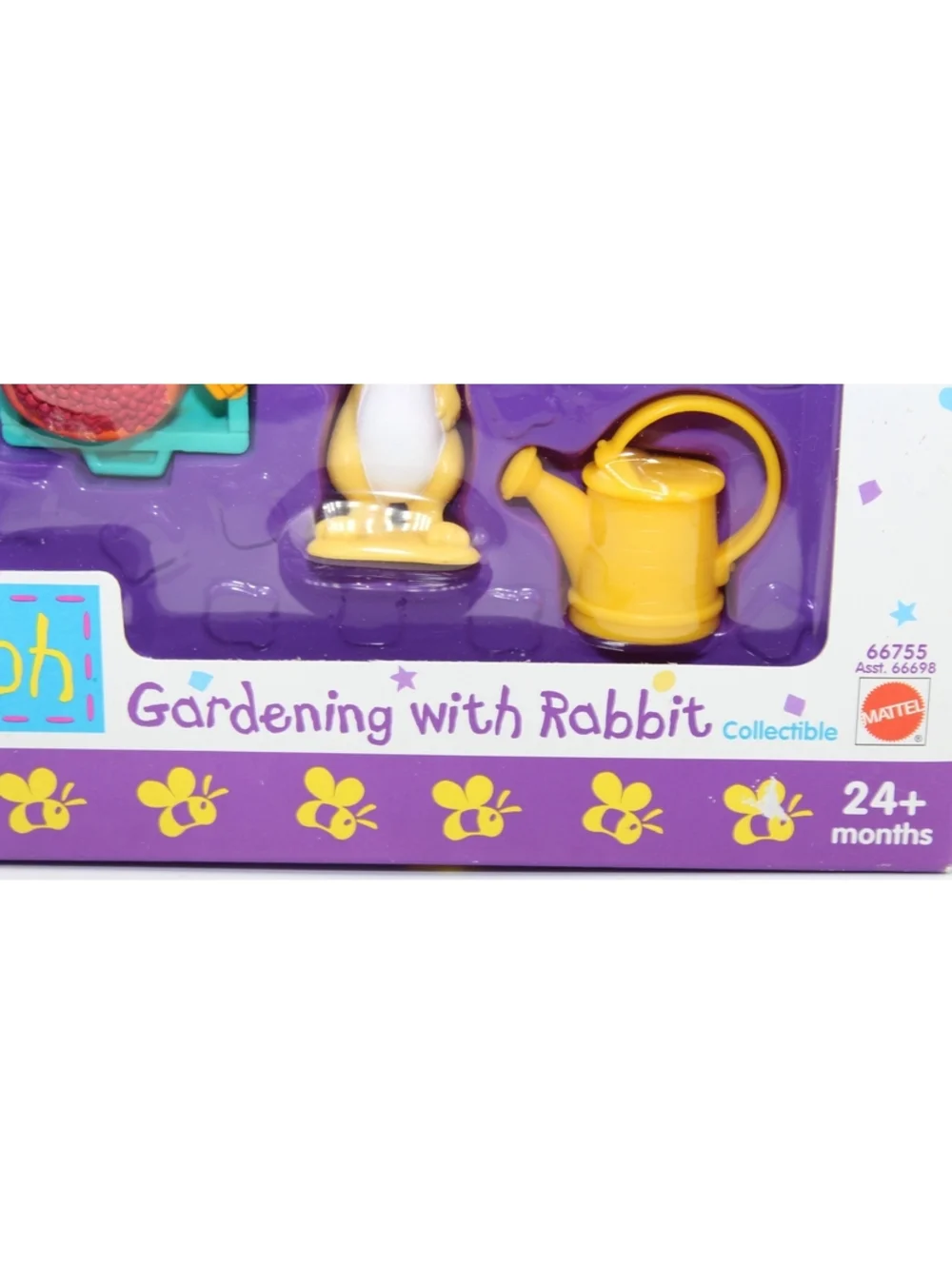 NIB VTG Winnie the Pooh Gardening with Rabbit Collectible Disney Mattel 66755
